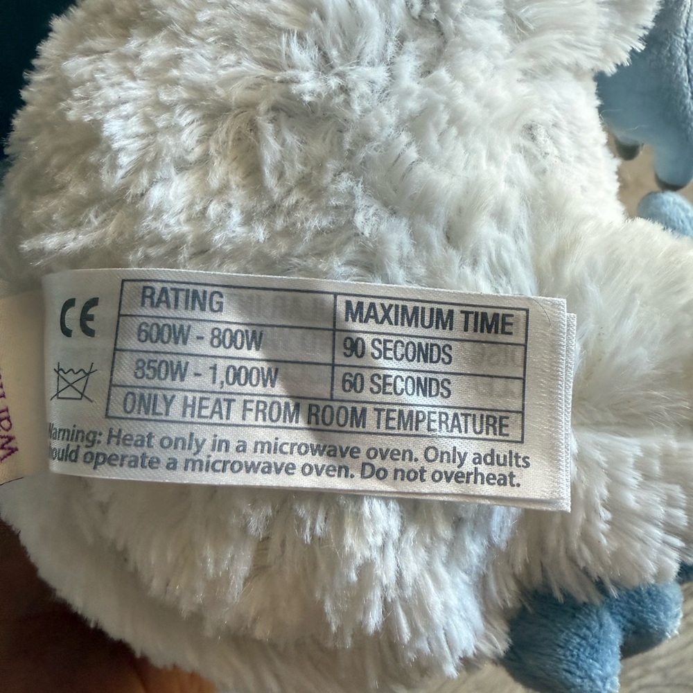 NWOT WARMIES Bumble the Abominable Snow Monster plush stuffed animal - Picture 5 of 6